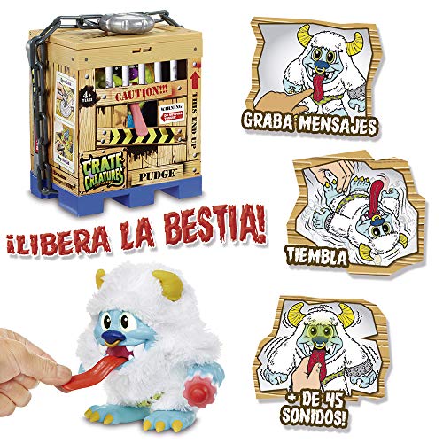 Crate Creatures - Libera la Bestia Peluche Interactivo Multicolor con Luz y Sonidos - referencia surtida (Giochi Preziosi CRE00000)