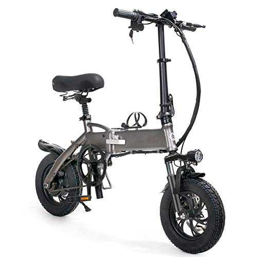 CYC Bicicleta Eléctrica Plegables Bici Electricas Adulto con Ruedas de 12" 250w Motor 25 Km/h Batería 48v 8ah 3 Modos de Conducción Fat Bike para Adulto Unisex