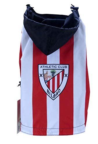 CYP BRANDS-RC-01S-AC Chubasquero para Perro - Talla S - Athletic Club, Color rojo/blanco, S (1)