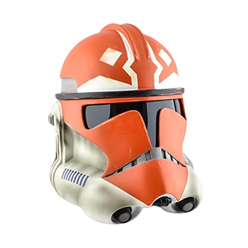 Dan&Dre Star Wars Stormtrooper - Funda para disfraz de tropas de tormentas, máscara de una cara, casco de clon Trooper Imperial Stormtrooper, Halloween, casco de PVC, para disfraz de fiesta