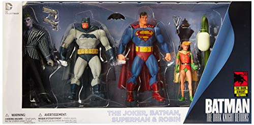 Dark Knight Returns 30th Anniversary Superman and Batman Action Figure 4-Pack