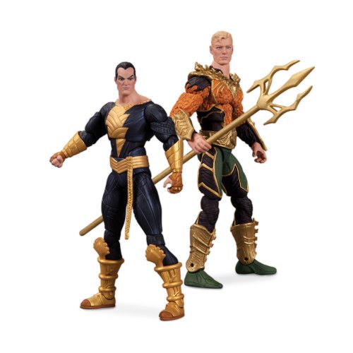 DC Collectibles injusticia Aquaman vs Negro Adam Figura de acción, 2 Unidades