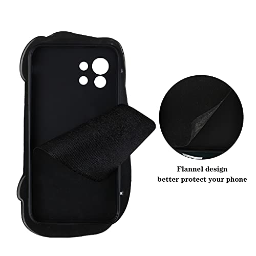 Dclbo Funda para Xiaomi Mi 11 Lite, funda de silicona TPU con cadena para el teléfono móvil, banda para el cuello, funda de silicona suave, funda protectora para Xiaomi Mi 11 Lite-4 patrón