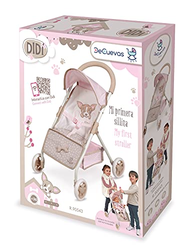 DE CUEVAS TOYS- Silla DE MUÑECAS DIDI 34X50X55CM, Multicolor, pequeño (1)