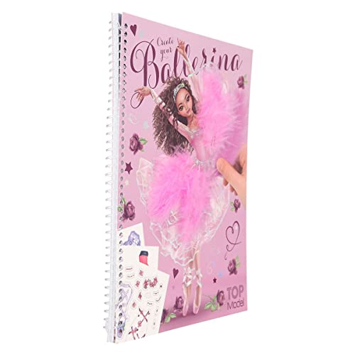 Depesche TOPModel 11568 Crea tu TOPModel Libro para colorear Ballet Bailarina