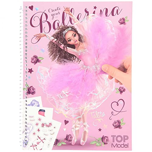 Depesche TOPModel 11568 Crea tu TOPModel Libro para colorear Ballet Bailarina