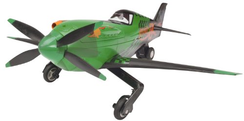 Dickie-Spielzeug 203089805 RC Disney Planes - Avión radiocontrol (2 Canales), diseño de Ripslinger, Color Verde