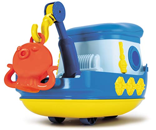 Dickie Toys Happy Series - Barco de Juguete Happy Boat con Ruedas y Pulpo Pulverizador de Agua, para Niños a partir de 1 Año - 25 cm