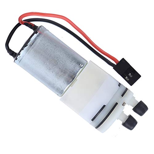 Dilwe Bomba de Agua para Barcos RC, 3‑6V 370 Bomba de refrigeración por Agua con Motor Barcos RC Mini Bomba Impermeable de bajo Ruido Enchufe JR