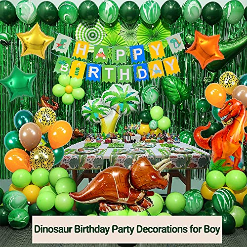 Dinosaurios Fiesta de Cumpleaños Decoracion,GEEKEO Globos para Fiestas de Cumpleaños Dinosaur Globos Cumpleaños de Niños Decoraciones Globos Dinosau Decoracion Cumpleaños Dinosaurios