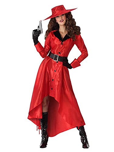 DISBACANAL Disfraz Carmen Sandiego para Mujer - M-L