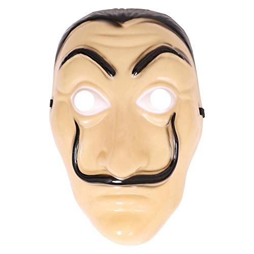 Disfraz de Salvador Dali Mask, accesorio de disfraz de Heist (12 unidades)