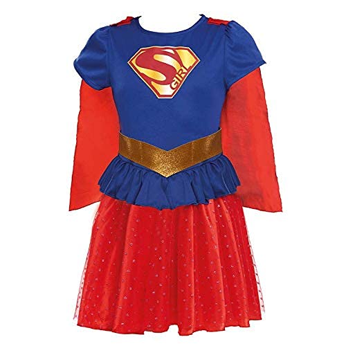 Disfraz Heroína Super Girl Niña Disfraz Superhéroe Niña (Talla 3-4 años) (+ Tallas)