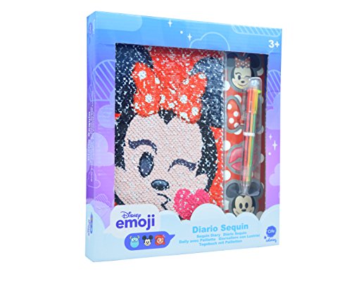 Disney Emoji - Diario Sequin con Lentejuelas Reversibles (Cife 41286)