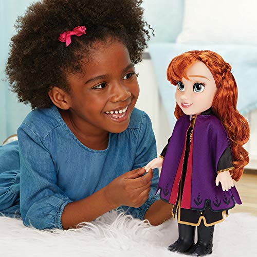 Disney Frozen 2, muñeca Anna de 35 cm con Vestido de Viaje