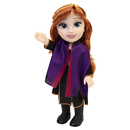 Disney Frozen 2, muñeca Anna de 35 cm con Vestido de Viaje