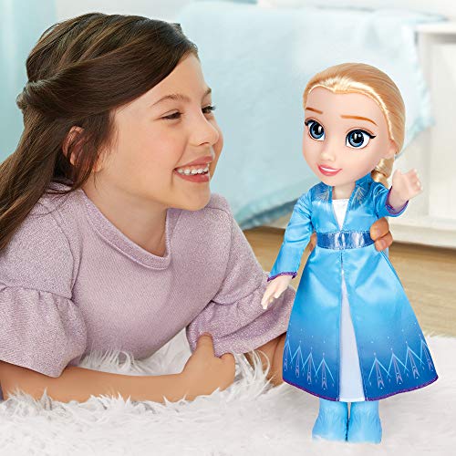 Disney Frozen 2, muñeca Elsa de 35 cm con Vestido de Viaje