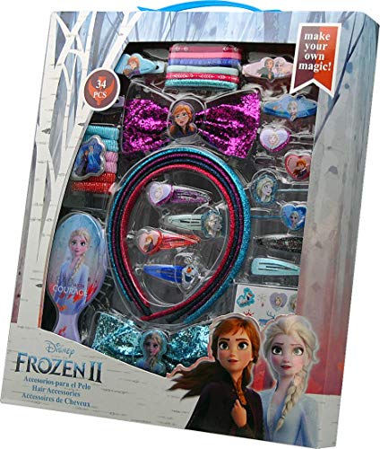 Disney Frozen Juego de accesorios XXL (34 piezas) 29 x 3,7 x 34,2 cm.