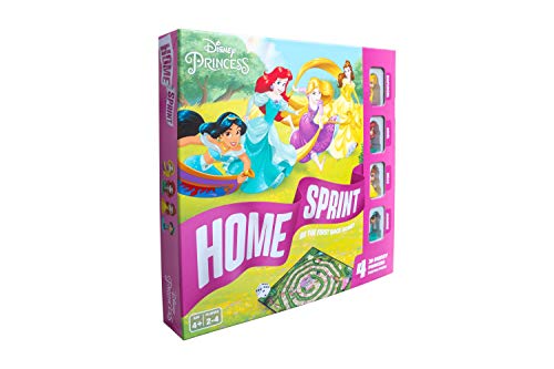 Disney Princess Home Sprint - Juego de Mesa para niños de 4 años + Multi