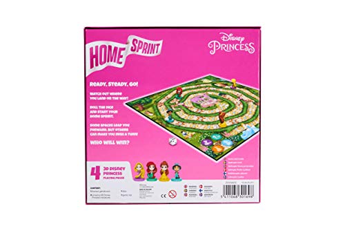 Disney Princess Home Sprint - Juego de Mesa para niños de 4 años + Multi