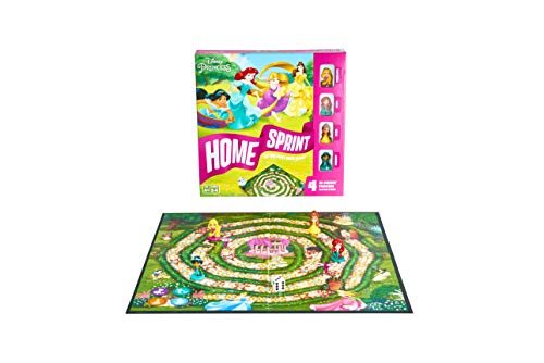 Disney Princess Home Sprint - Juego de Mesa para niños de 4 años + Multi