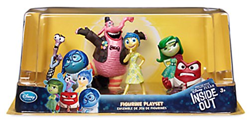 Disney Store Inside Out 6 Piece Figure Play Set: Joy, Sadness, Anger, Fear, Disgust, Bing Bong by Disney