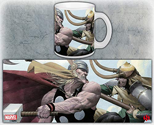 Distribución Semic - Smug046 - Muebles y Decoración - Taza Thor - Thor Vs Loki