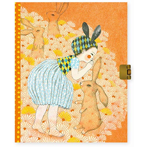 Djeco Elodie Diary Lucille - Diario, color naranja