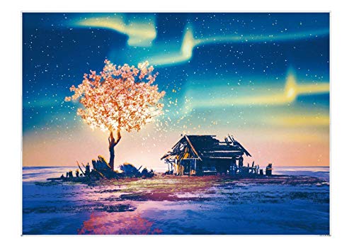 EACHHAHA Puzzle 1000 Piezas Adultos,Aurora Puzzles para Adultos, Puzzle París,70x50CM,Rompecabezas de Piso Juego de Rompecabezas y Juego Familiar