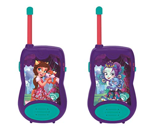 Enchantimals - Par de Walkie-Talkies, Rango de 100 Metros, Mattel (Lexibook) (TW12EC)