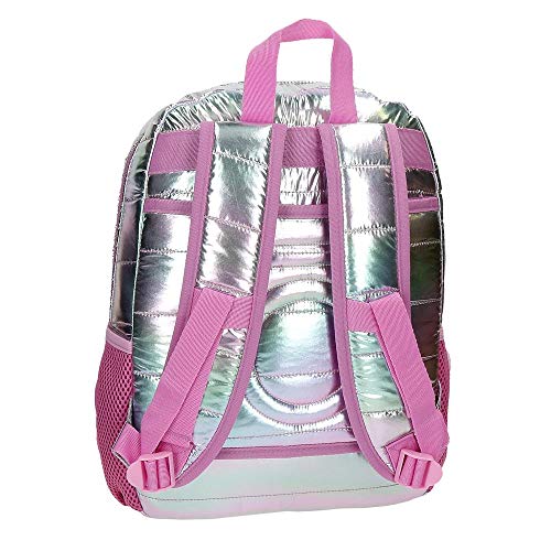 Enso Fancy Mochila Escolar para Portátil 15,6" Rosa 32x42x14 cms Poliéster 18.82L