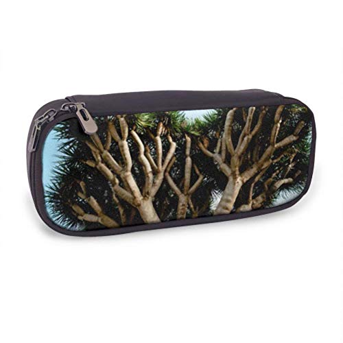 Estuche para lápices - Dragon Tree Tenerife Dracaena más grande de España Estuche para lápices de alta capacidad Organizador de papelería Estuche para maquillaje de viaje multifunción, Estuche para l