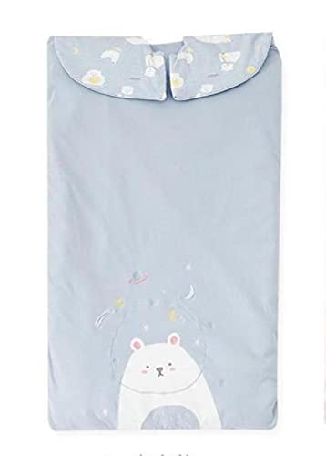 Exquisito saco de dormir para bebés nido de bebé de algodón suave 0-3 años lindo niño niñas saco de dormir niños colcha de jardín de infantes (100 * 60 cm)