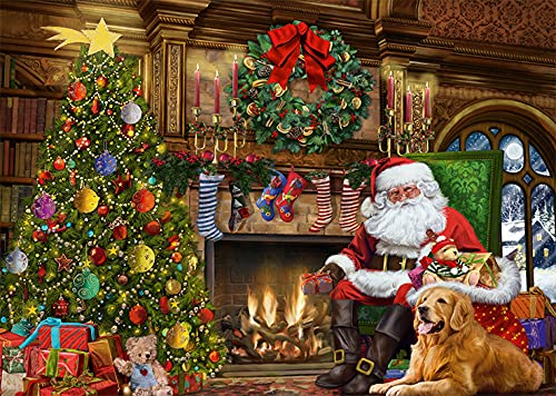 Falcon Deluxe Santa by The Christmas Tree Jigsaw Puzzle (500 Piezas), Multicolor (J11311)