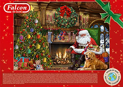 Falcon Deluxe Santa by The Christmas Tree Jigsaw Puzzle (500 Piezas), Multicolor (J11311)