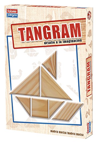 Falomir- Tangram Juego de Mesa Educativo, Multicolor (646484)