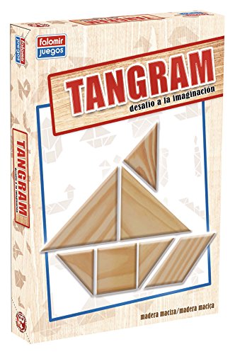 Falomir- Tangram Juego de Mesa Educativo, Multicolor (646484)