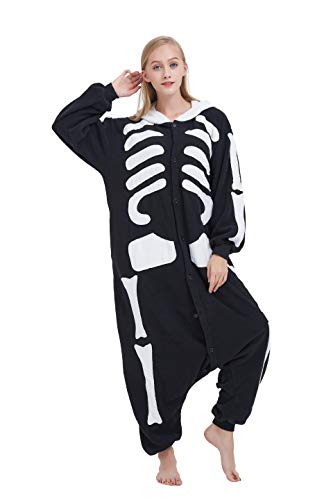 Fandecie Unisex Adulto Animal Costume Traje Pijamas Jumpsuit Mujer Hombre Cosplay para Carnaval Animal Halloween