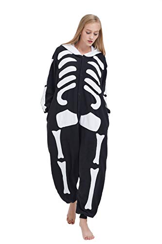 Fandecie Unisex Adulto Animal Costume Traje Pijamas Jumpsuit Mujer Hombre Cosplay para Carnaval Animal Halloween