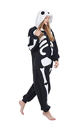 Fandecie Unisex Adulto Animal Costume Traje Pijamas Jumpsuit Mujer Hombre Cosplay para Carnaval Animal Halloween