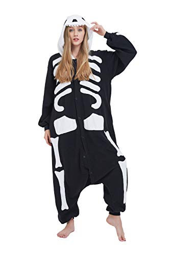 Fandecie Unisex Adulto Animal Costume Traje Pijamas Jumpsuit Mujer Hombre Cosplay para Carnaval Animal Halloween