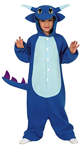 FIESTAS GUIRCA Blue Dragon Pijama Baby Girl Cosplay Disfraz Baby Girl Disfraz