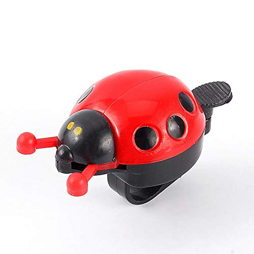 FOLOSAFENAR Timbre de Bicicleta para niños - Bonito Timbre de Bicicleta Ladybug - Accesorio de Bicicleta para niños Anillo de Seguridad para Bicicleta - Regalo para niños para la Familia