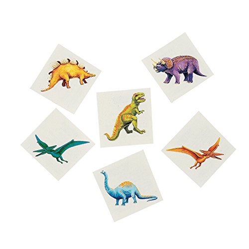 Fun Express Cool Dinosaur Tattoos (6 Dozen)(Discontinued by manufacturer)