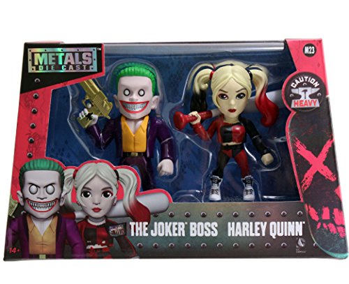 Funko 97571 Suicide Squad 97571 4 Inch Joker and Harley Quinn Figure (Pack of 2)