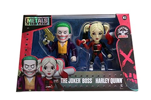 Funko 97571 Suicide Squad 97571 4 Inch Joker and Harley Quinn Figure (Pack of 2)