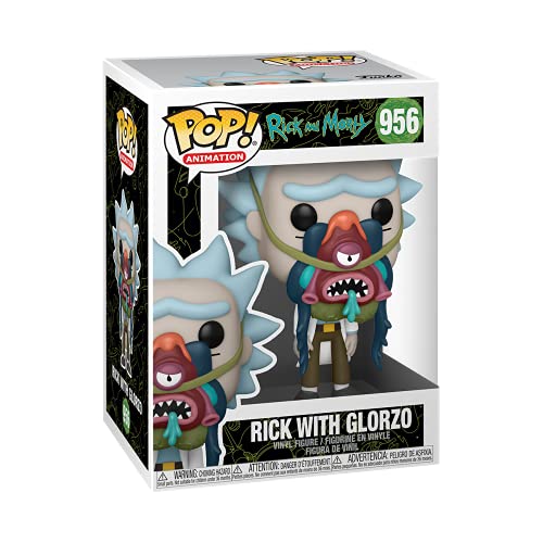 Funko- Pop Animation and Morty Rick w/Glorzo (55250)