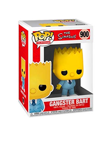 Funko- Pop Animation The Simpsons Mafia Bart Juguete coleccionable, Multicolor (52947)