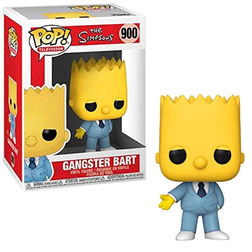 Funko- Pop Animation The Simpsons Mafia Bart Juguete coleccionable, Multicolor (52947)