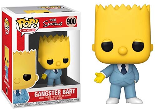 Funko- Pop Animation The Simpsons Mafia Bart Juguete coleccionable, Multicolor (52947)